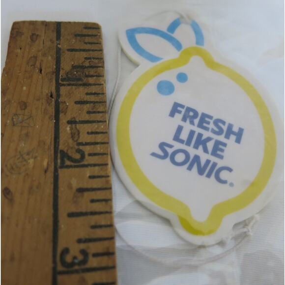 Sonic Drive In Unreleased Promo New Lemon Air Fresheners Bundle of 2 Car Sealed - Picture 6 of 7